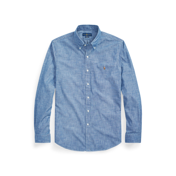 Slim Fit Indigo Chambray Shirt Polo Ralph Lauren 1