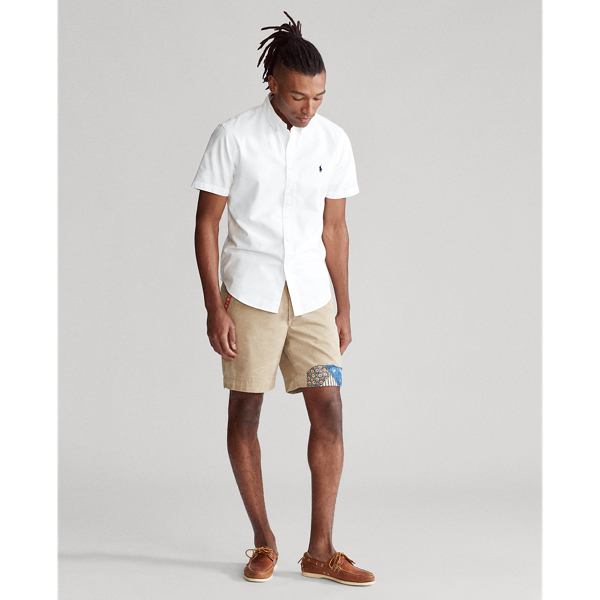 White Custom Fit Oxford Shirt Polo Ralph Lauren 3