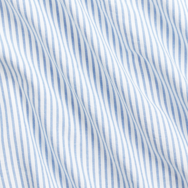Blue/White Stripe Oxford Shirt Big & Tall 7