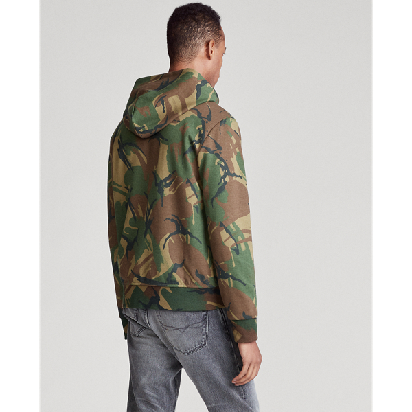 British Elmwood Camo Camo Double-Knit Hoodie Big & Tall 4