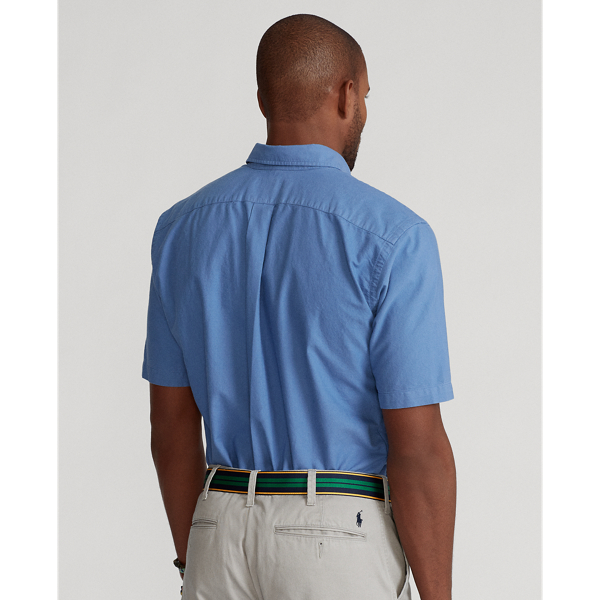 Bastille Blue Classic Fit Oxford Shirt Big & Tall 5