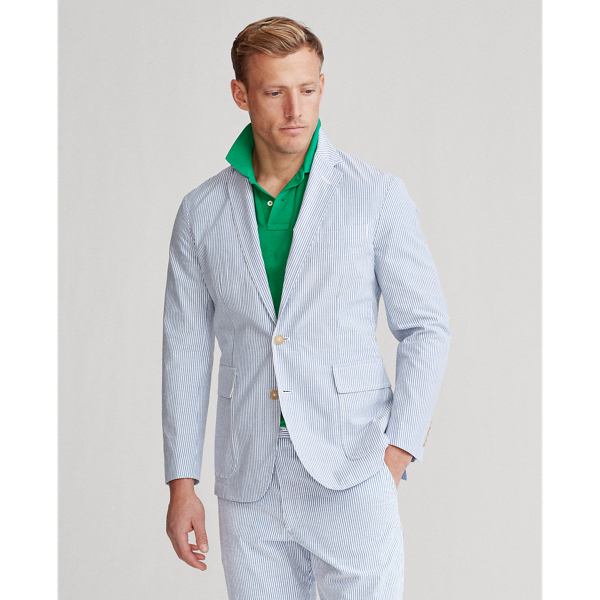 Seersucker Suit Jacket for Men Ralph Lauren IL