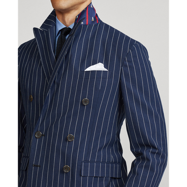 Vintage 90 Ralph Lauren Polo By Striped Tailored Jacket Made