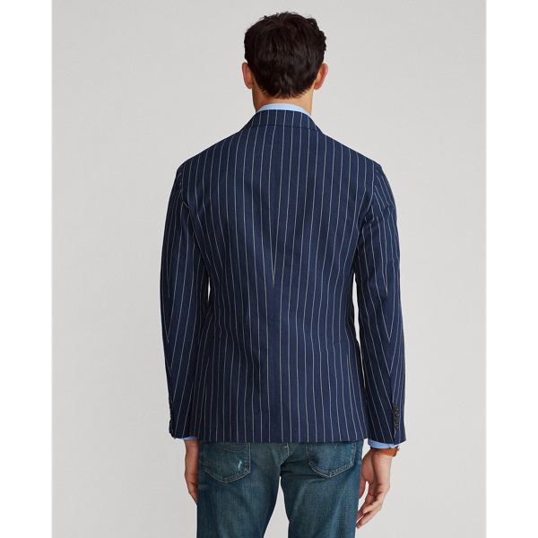 Navy/White Polo Soft Striped Suit Jacket Polo Ralph Lauren 5