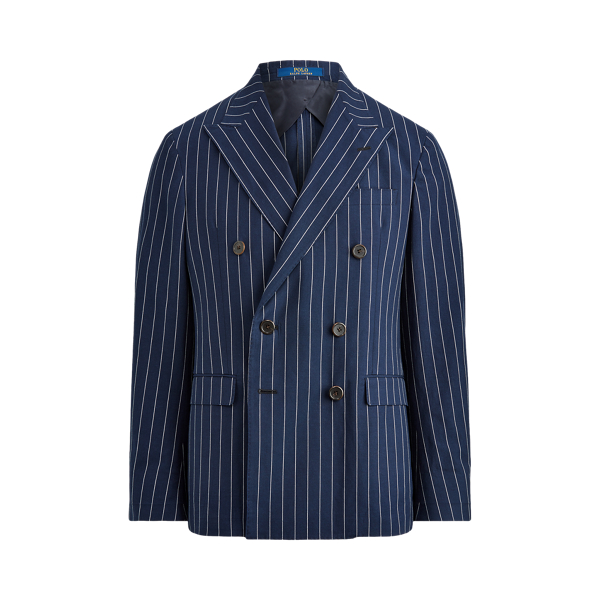 Ralph lauren striped blazer deals