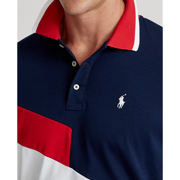 Cruise Navy Multi Classic Fit Soft Cotton Polo Shirt Polo Ralph Lauren 7