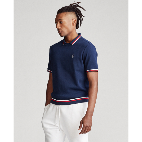 Cruise Navy Classic Fit Interlock Polo Polo Ralph Lauren 4