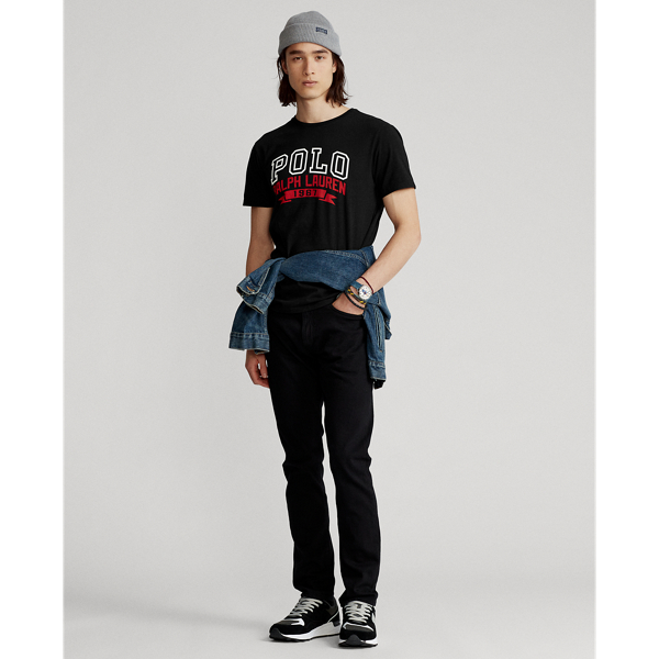 Black Custom Slim Fit T-Shirt Polo Ralph Lauren 4