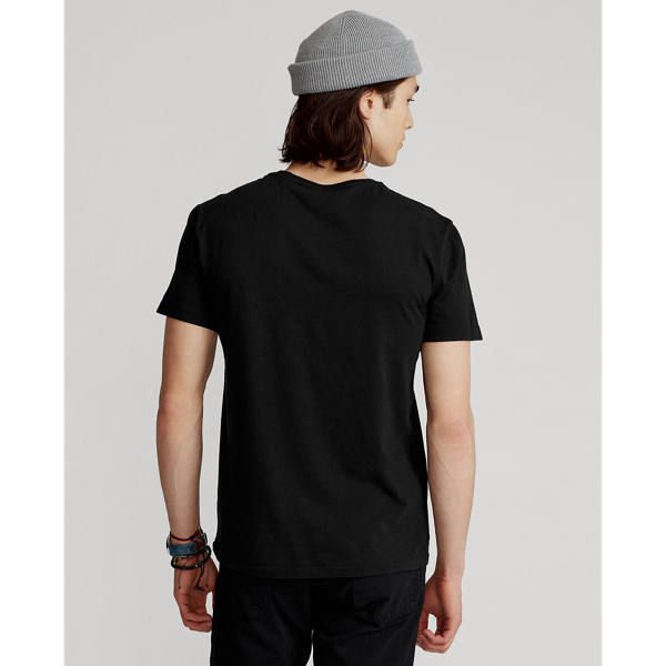 Black Custom Slim Fit T-Shirt Polo Ralph Lauren 5