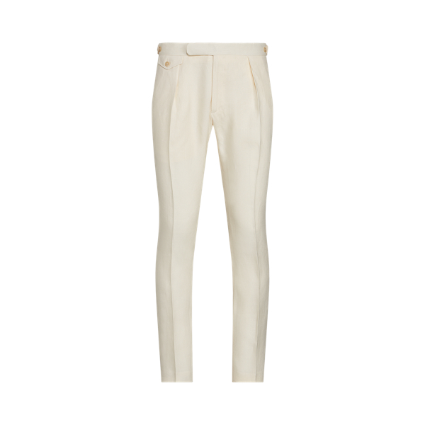 Pleated Linen Suit Trouser Polo Ralph Lauren 1