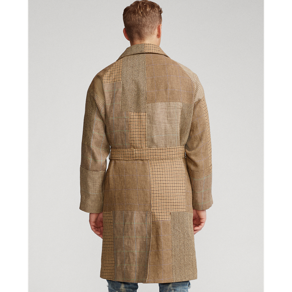 Multi Patchwork Tweed Topcoat Polo Ralph Lauren 5