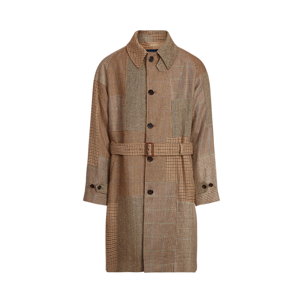 Pardessus en tweed patchwork Polo Ralph Lauren en 1