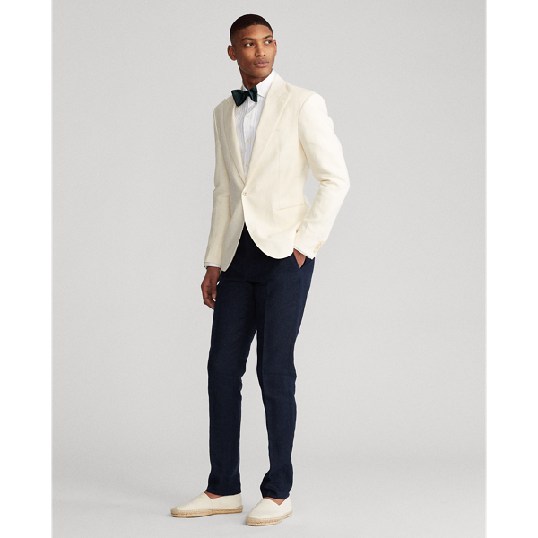 Light Cream Polo Peak-Lapel Formal Jacket Polo Ralph Lauren 4