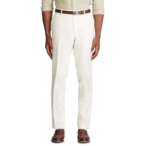 Light Cream Linen Suit Trouser Polo Ralph Lauren 3