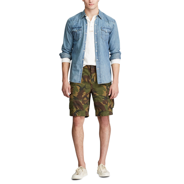 British Elmwood Camo Classic Fit Camo Cargo Short Polo Ralph Lauren 1
