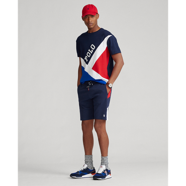 Cruise Navy Multi Classic Fit Pieced T-Shirt Polo Ralph Lauren 4