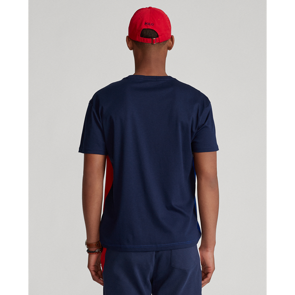Cruise Navy Multi Classic Fit Pieced T-Shirt Polo Ralph Lauren 6
