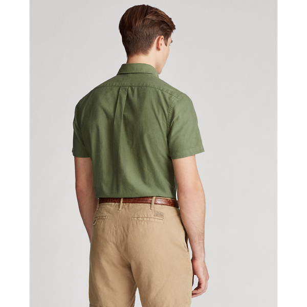 Dense Olive Custom Fit Oxford Shirt Polo Ralph Lauren 5