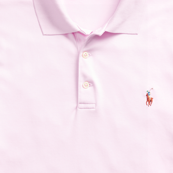 Garden Pink Soft Cotton Polo Shirt Big & Tall 8