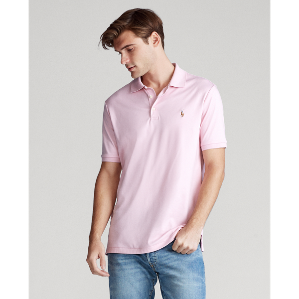 Garden Pink Soft Cotton Polo Shirt Big & Tall 5