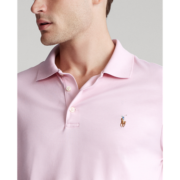 Garden Pink Soft Cotton Polo Shirt Big & Tall 7
