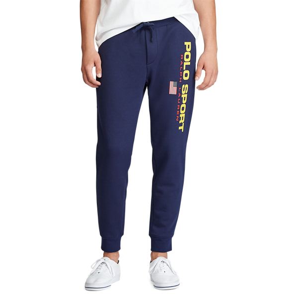 Cruise Navy Polo Sport Fleece Jogger Big & Tall 3