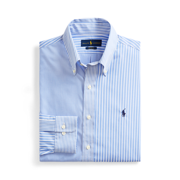 Chemise fantaisie ray&eacute;e ajust&eacute;e Polo Ralph Lauren en 1