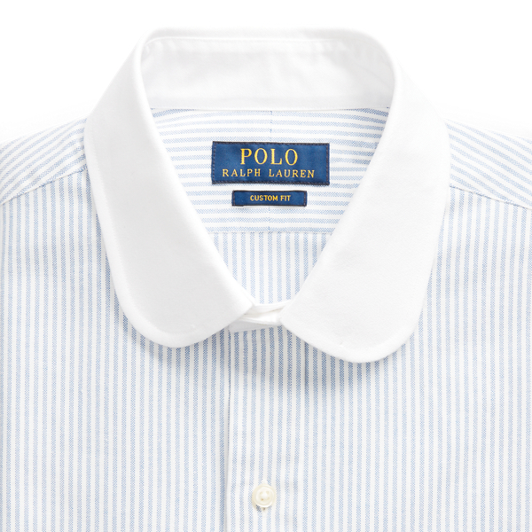 Blue/White Custom Fit Striped Shirt Polo Ralph Lauren 3