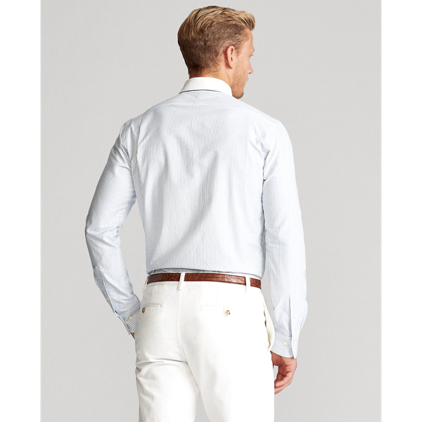 Blue/White Custom Fit Striped Shirt Polo Ralph Lauren 5