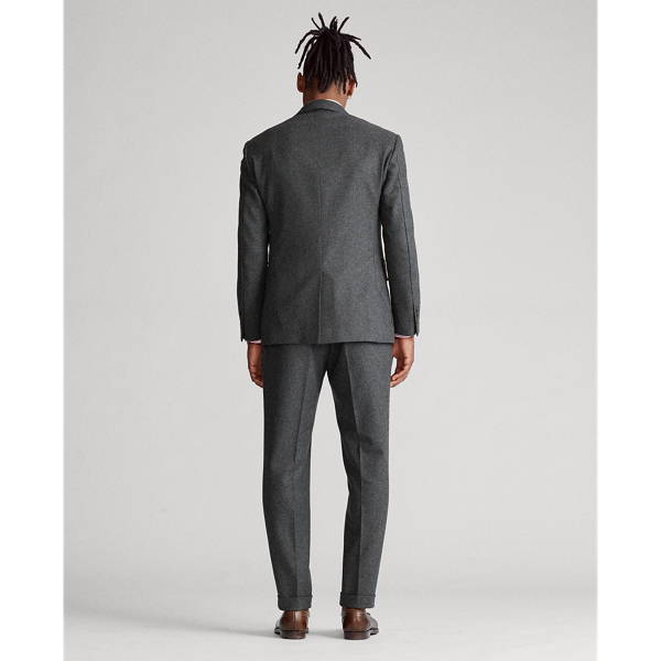 Medium Grey Polo Flannel Three-Piece Suit Polo Ralph Lauren 5