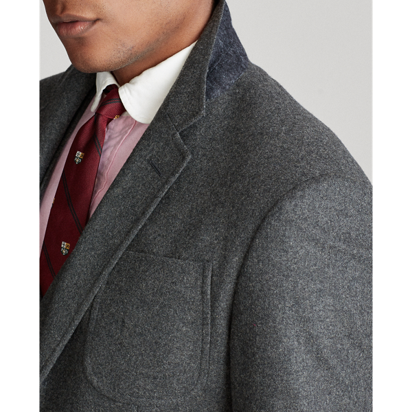 Medium Grey Polo Flannel Three-Piece Suit Polo Ralph Lauren 8