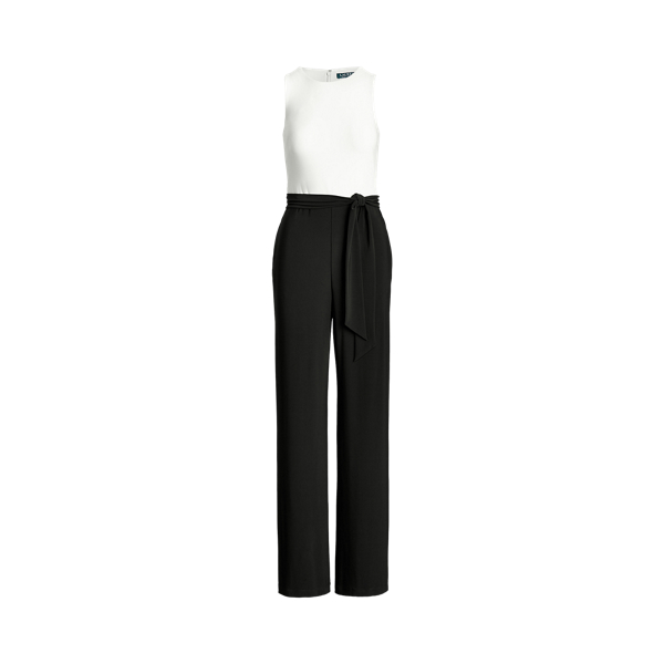 Two-Tone Jersey Jumpsuit Lauren em 1