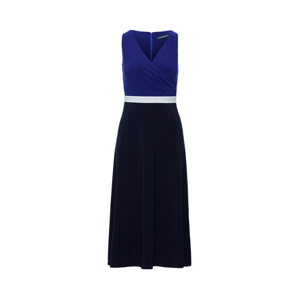 Robe en jersey color-block Lauren en 1
