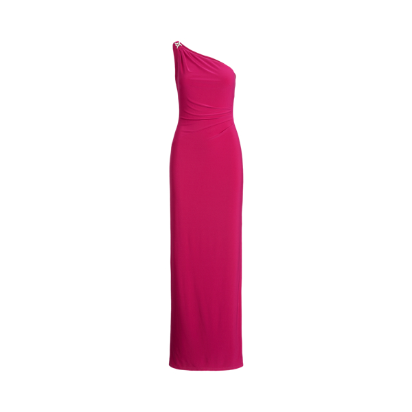 Jersey One-Shoulder Gown Lauren 1