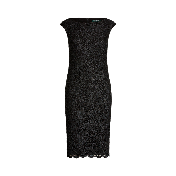 Robe en dentelle &agrave; mancherons Lauren en 1