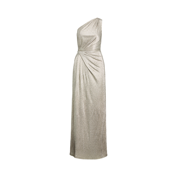 Einschultriges Metallic-Abendkleid Lauren in 1