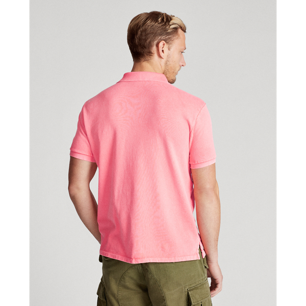 Red Custom Slim Fit Spa Terry Polo Shirt Polo Ralph Lauren 4