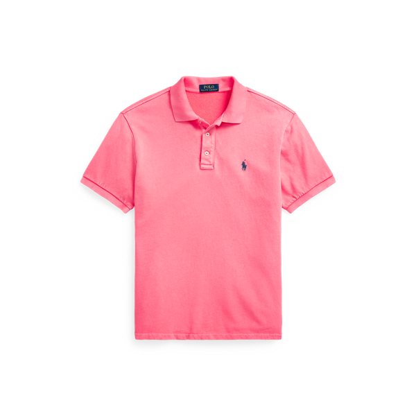 Red Custom Slim Fit Spa Terry Polo Shirt Polo Ralph Lauren 2