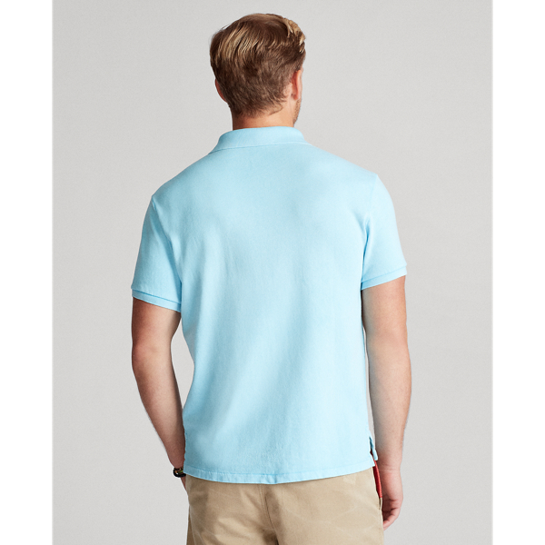 Custom Slim Fit Spa Terry Polo Polo Ralph Lauren em Neptune 4