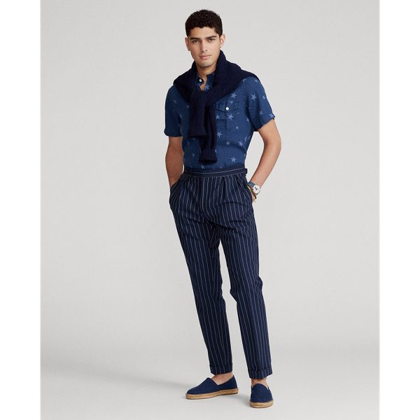 Classic fit linnen overhemd Polo Ralph Lauren in Americana-sterren 4