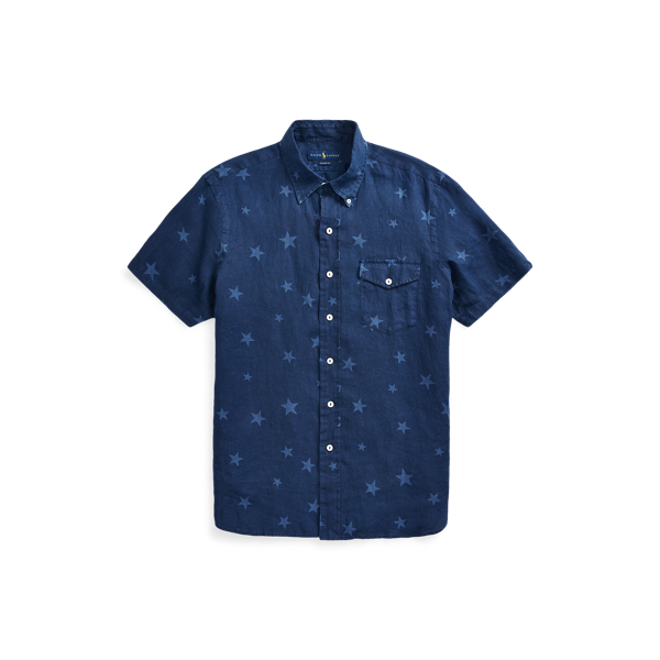 Classic fit linnen overhemd Polo Ralph Lauren in Americana-sterren 2