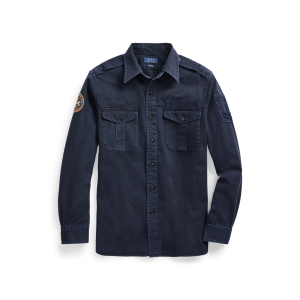 Twillhemd im Classic-Fit Polo Ralph Lauren in Navy multi 2