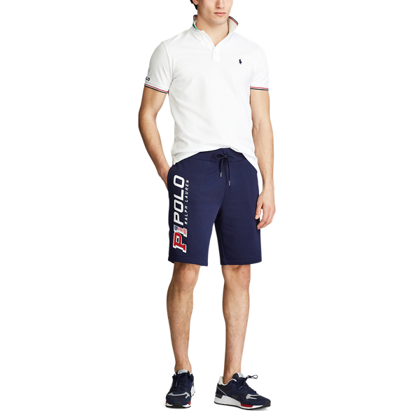 Cruise Navy Graphic Fleece Short Polo Ralph Lauren 2