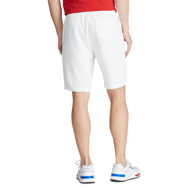 White Graphic Fleece Short Polo Ralph Lauren 4