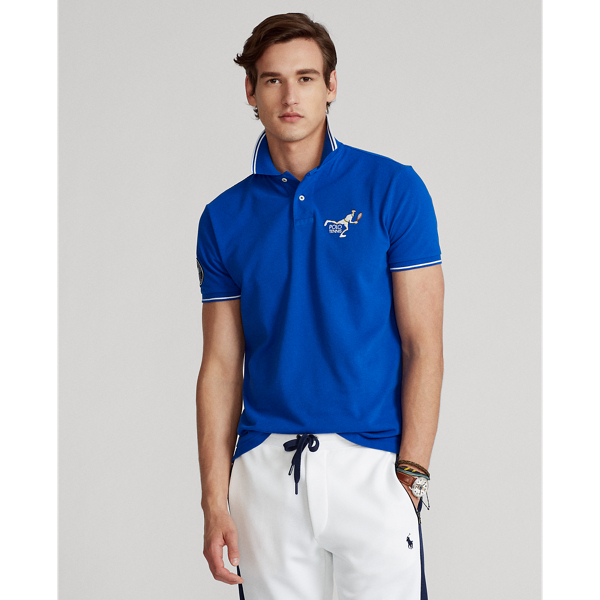 ★★POLO RALPH LAUREN★★ Wimbledon Custom Slim Fit Polo Bea Wimbledon Custom Slim Fit Polo