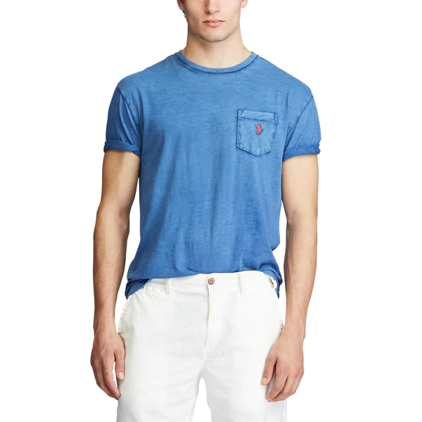Custom-Fit T-Shirt mit Tasche Polo Ralph Lauren in Alt-Royal 2