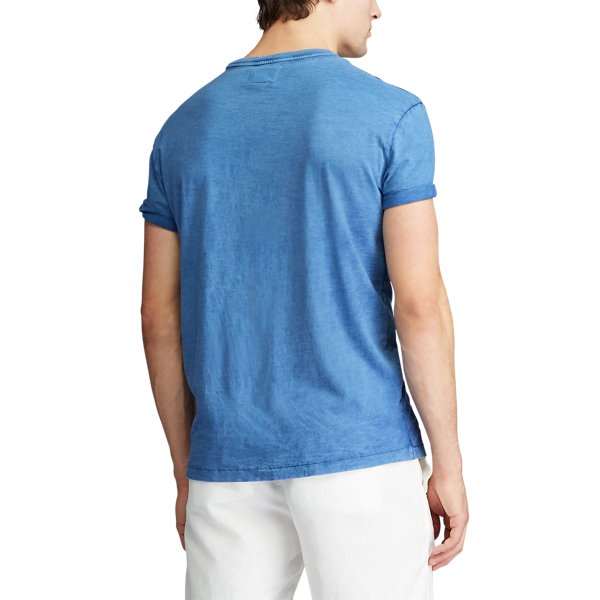 Custom-Fit T-Shirt mit Tasche Polo Ralph Lauren in Alt-Royal 3