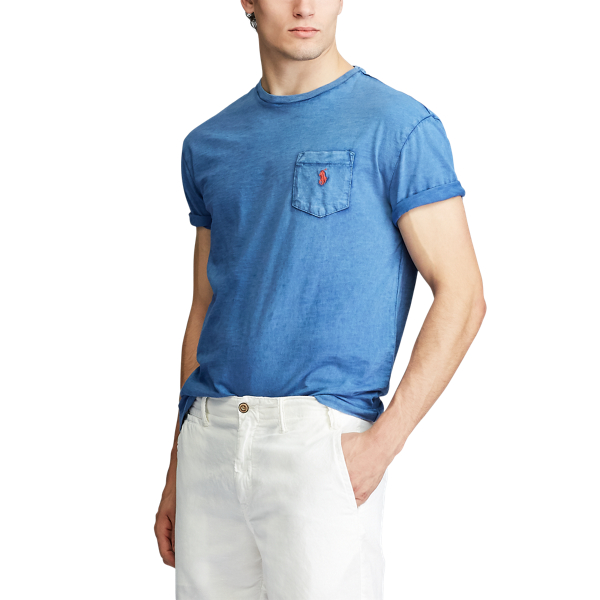 Custom-Fit T-Shirt mit Tasche Polo Ralph Lauren in Alt-Royal 4