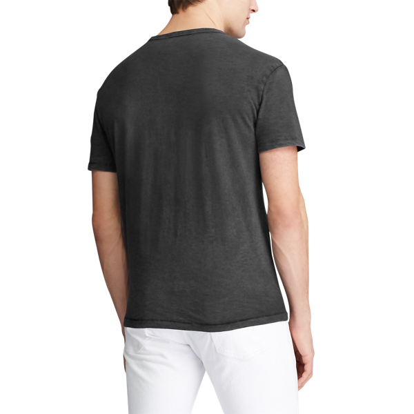 Black Custom Slim Fit Jersey T-Shirt Polo Ralph Lauren 4