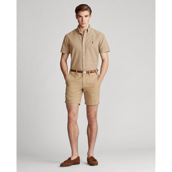 Surrey Tan Slim Fit Oxford Shirt Polo Ralph Lauren 3